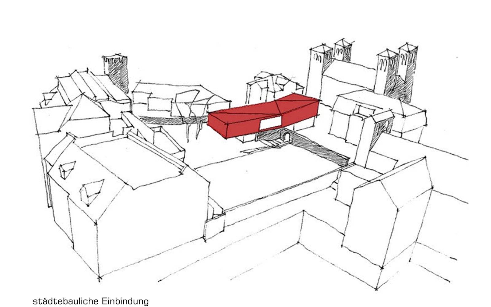 Lernzentrum Liebfrauenschule Bensheim: Städtebauliche Einbindung Lernzentrum Liebfrauenschule Bensheim: Städtebauliche Einbindung